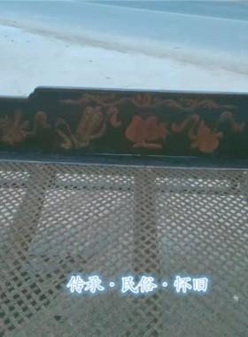 民俗怀旧老物件明清旧家具老木床老罗汉床民宿古镇展览抗战文化