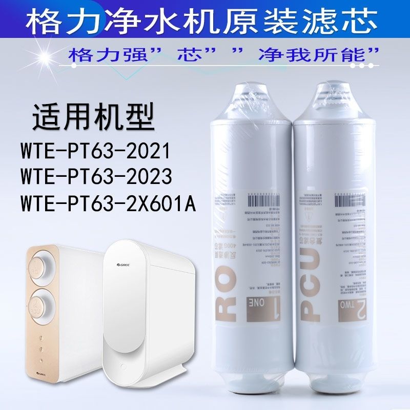 格力净水机WTE-PT63-2023/WTE-PT63-2X601A原装PCU滤芯RO反渗透 - 图1