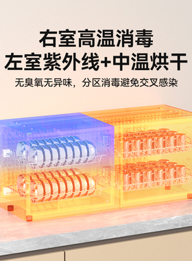 科荣无臭氧消毒柜婴用无汞紫外线
