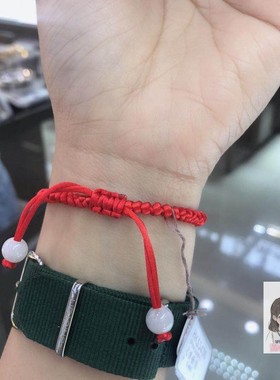 香港六福珠宝专柜代购 990足金招财纳福黄金手绳 五帝黄金币手绳