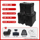 AYAY Black Warrior Motorcycle Side Box Motorcycle Aluminum Alloy Three-box Universal 25L Two-side Box 35L Side Box