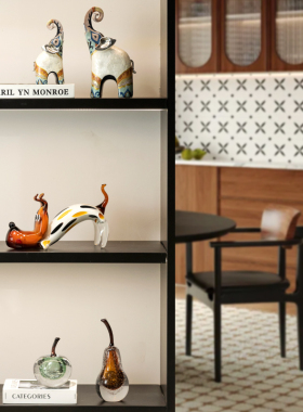 米乐轻奢高级玄关柜酒柜斗柜套组