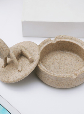 小众文艺烟缸可爱家居茶几摆件