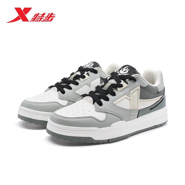 Xtep Yujie sneakers ເກີບຫນັງຜູ້ຊາຍ