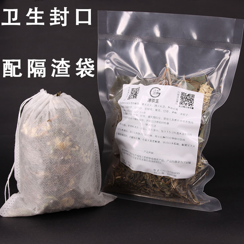 广东凉茶材料广州凉茶王去湿气茶清热金银花甘草茶煮煎的原料配方-图1