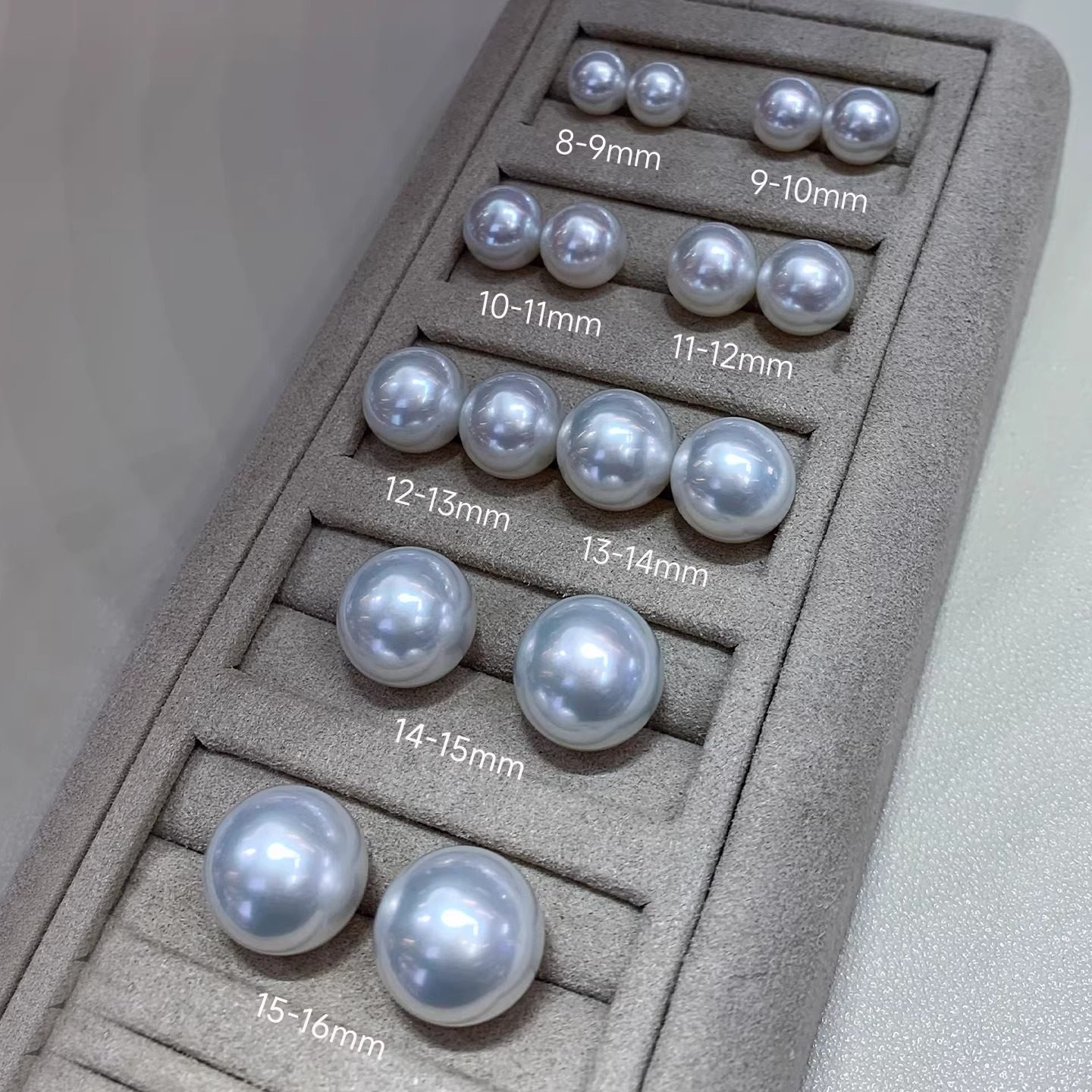 锦美 澳白珍珠耳钉10-11mm正圆强冷光海水18K金素钉女送妈妈老婆,淘宝优惠券,粉丝福利购,淘宝优惠卷