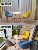 Balcony Small Table And Chairs Subnetting Red Suit Small Tea Table Table Two three sets Tea table and chairs Composition One chair Nordic Leisure