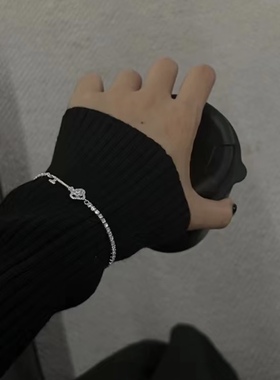 【张旖珂同款】 JollyMolly纯银钥匙网球手链轻奢礼物送女友