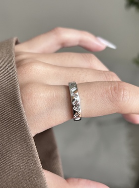 对戒礼物JollyMolly925银小众