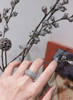 jollymolly小众设计师女全钻拱门