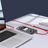 Apple, huawei, зарядный кабель, совместимый длинный универсальный мобильный телефон, год кролика, подарок на день рождения, «три в одном», андроид