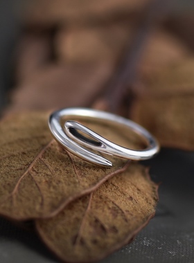 925纯银开口活口调节简单银针