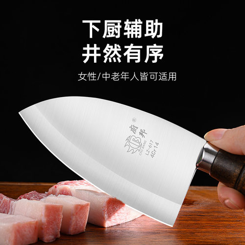 锻打杀鱼刀水产专用刀商用片鱼刀剖鱼开背鱼头刀开鱼腹商用宰鱼刀 - 图0