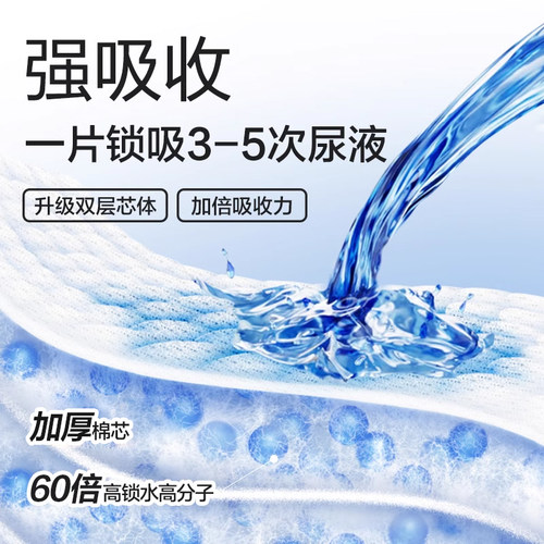 可靠吸收宝成人纸尿裤老人用尿不湿男女孕产妇尿垫老年尿片大尺码 - 图0