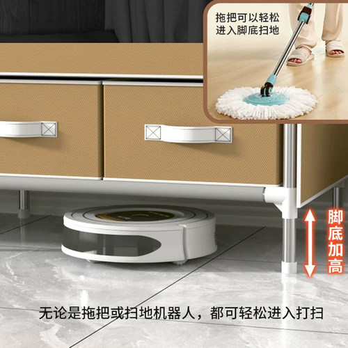 简易衣柜出租屋宿舍单人布衣柜卧室家用经济型组装挂衣橱结实耐用 - 图1