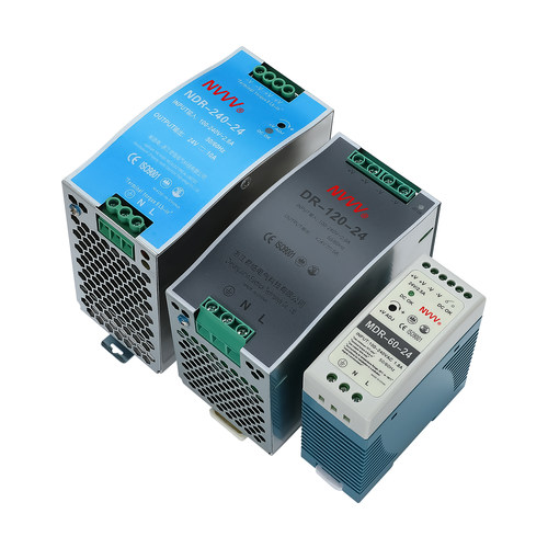 NVVV 导轨式开关电源220转12V24V直流变压器DR/NDR/EDR15/30/60 - 图3