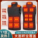 Покажите реальную температуру электрический горячий жилет и стоять