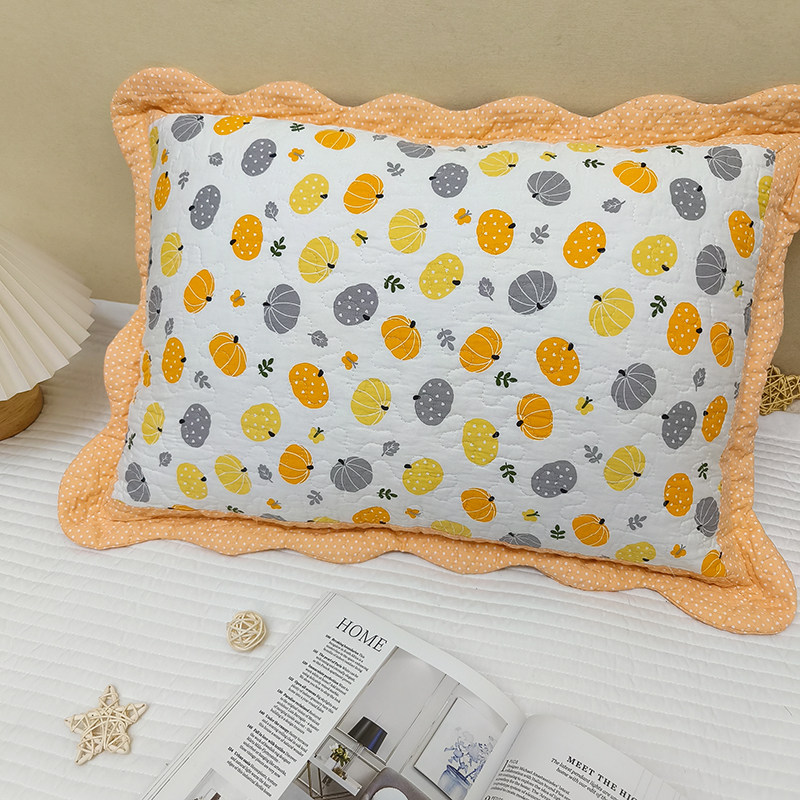 全棉斜纹枕套成人儿童绗缝夹棉加厚乳胶枕芯套拉链40x60学生单人,淘宝优惠券,粉丝福利购,淘宝优惠卷