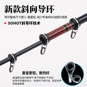 Amundson 阿蒙森 黑刺千又矶新品矶钓竿0.8/1.2/1.8#海竿鱼竿渔具