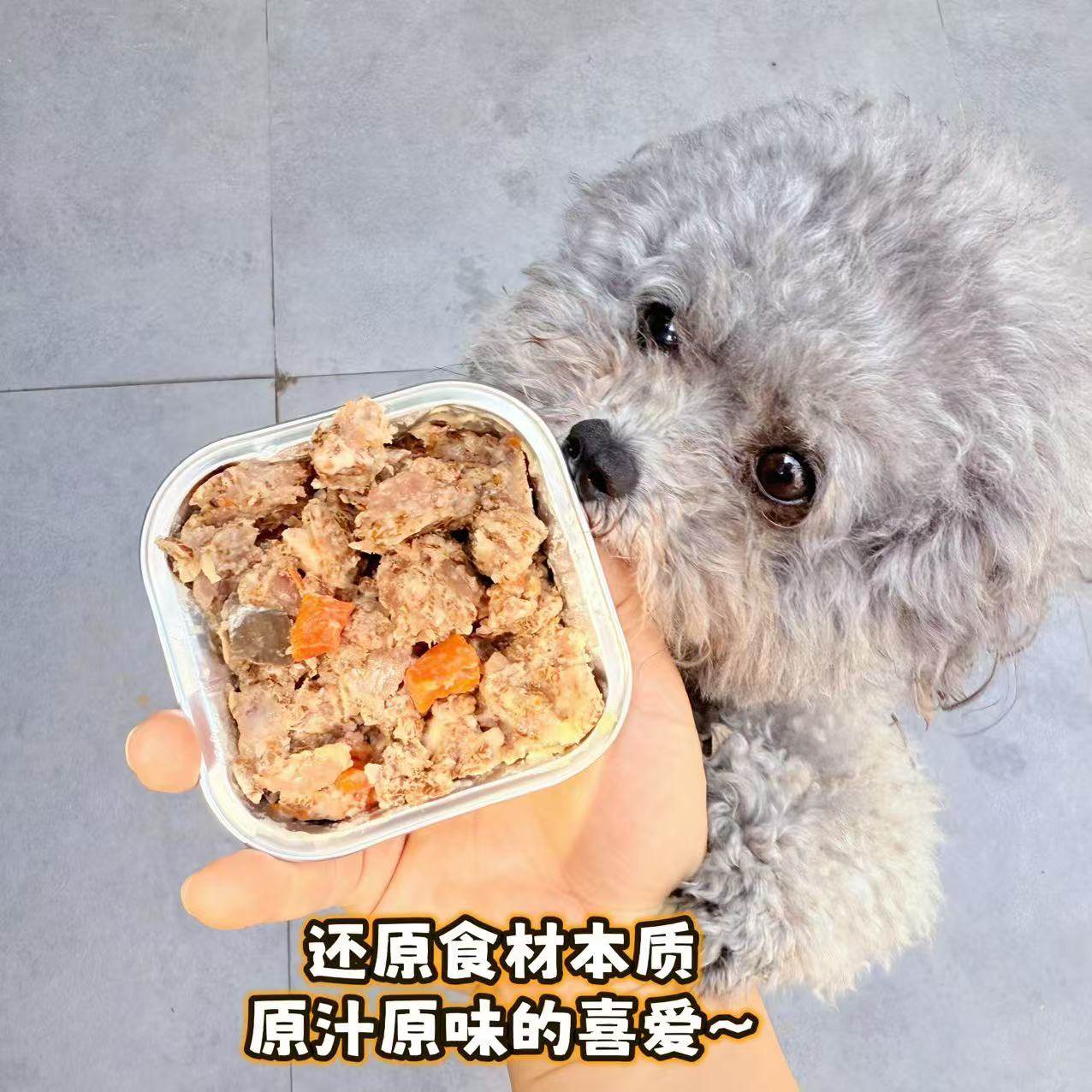 爪爪鲜厨狗饭狗狗主食餐盒营养狗粮湿粮拌粮零食狗罐头鸭肉梨牛肉,淘宝优惠券,粉丝福利购,淘宝优惠卷