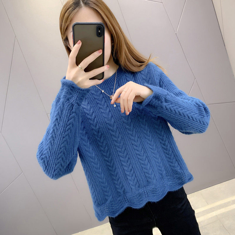 针织衫女秋冬2025新款小个子短款毛衣内搭打底设计感小众别致上衣,淘宝优惠券,粉丝福利购,淘宝优惠卷