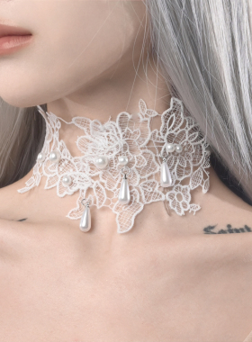 Brokenbone原创蕾丝项圈颈饰