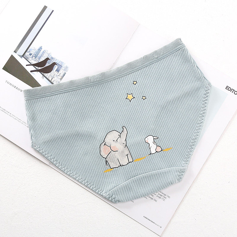 芬腾女纯棉裆抗菌少女日系卡通内裤 芬腾广东内裤