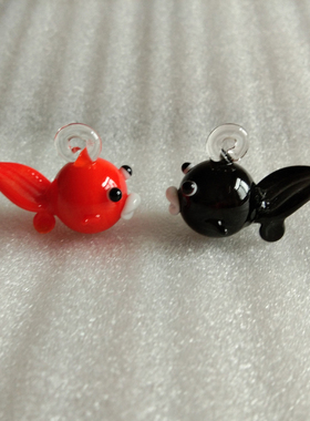 创意手作玻璃工艺品海洋小鱼仿真漂浮金鱼缸水族箱装饰生态瓶造景