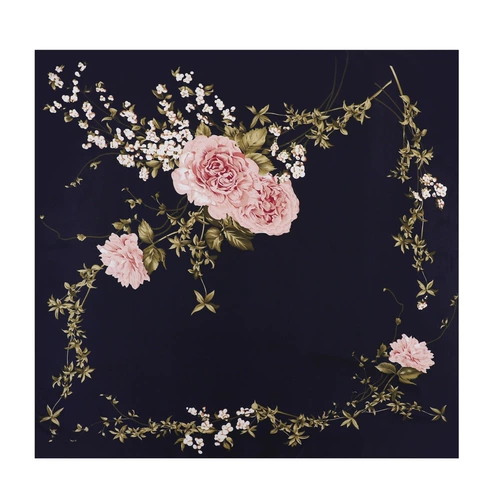 Шелковый платок, шарф, накидка, 90см, европейский стиль