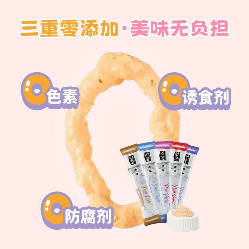 Kit Cat猫条营养补水湿粮排毛球零食保护泌尿呵护肠胃猫零食猫条,淘宝优惠券,粉丝福利购,淘宝优惠卷