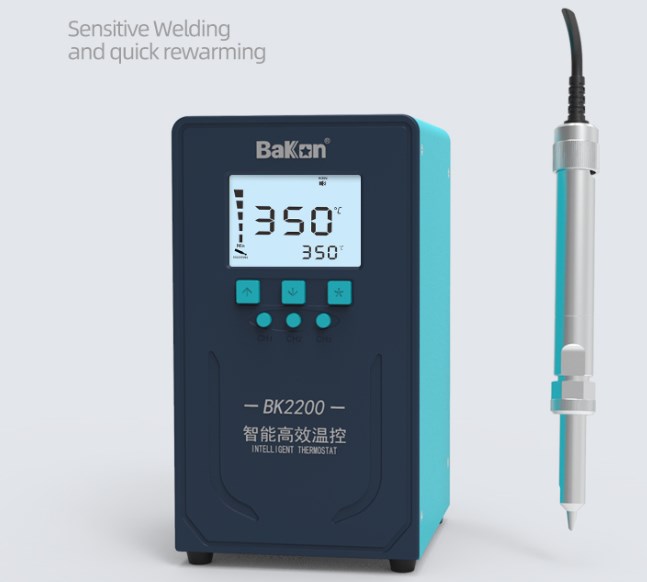 Bakon白光BK2200/BK2300智能联网温控焊台200W/300W大功率电烙铁 - 图0