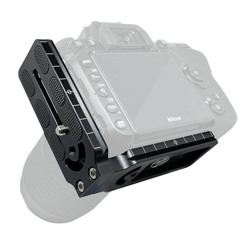 微单L型快装板手机花絮扩展安装配件L板单反相机横竖拍板云台支架 - 图0