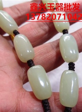 高档把件项链和田玉籽料
