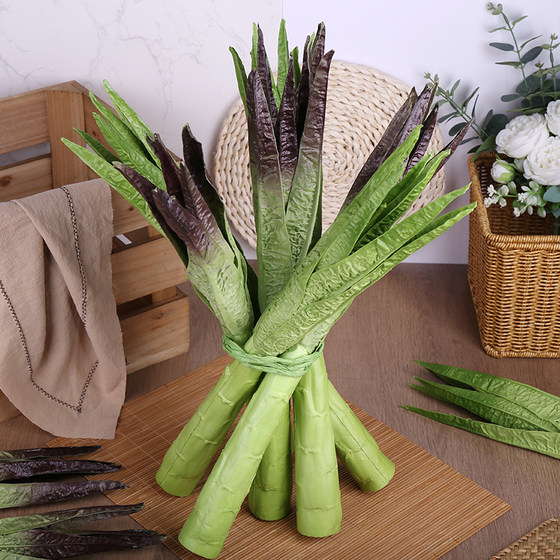 PU simulated lettuce feels soft and has exquisite craftsmanship