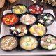 Simulated bowl of vegetable soup model cabinet decoration props