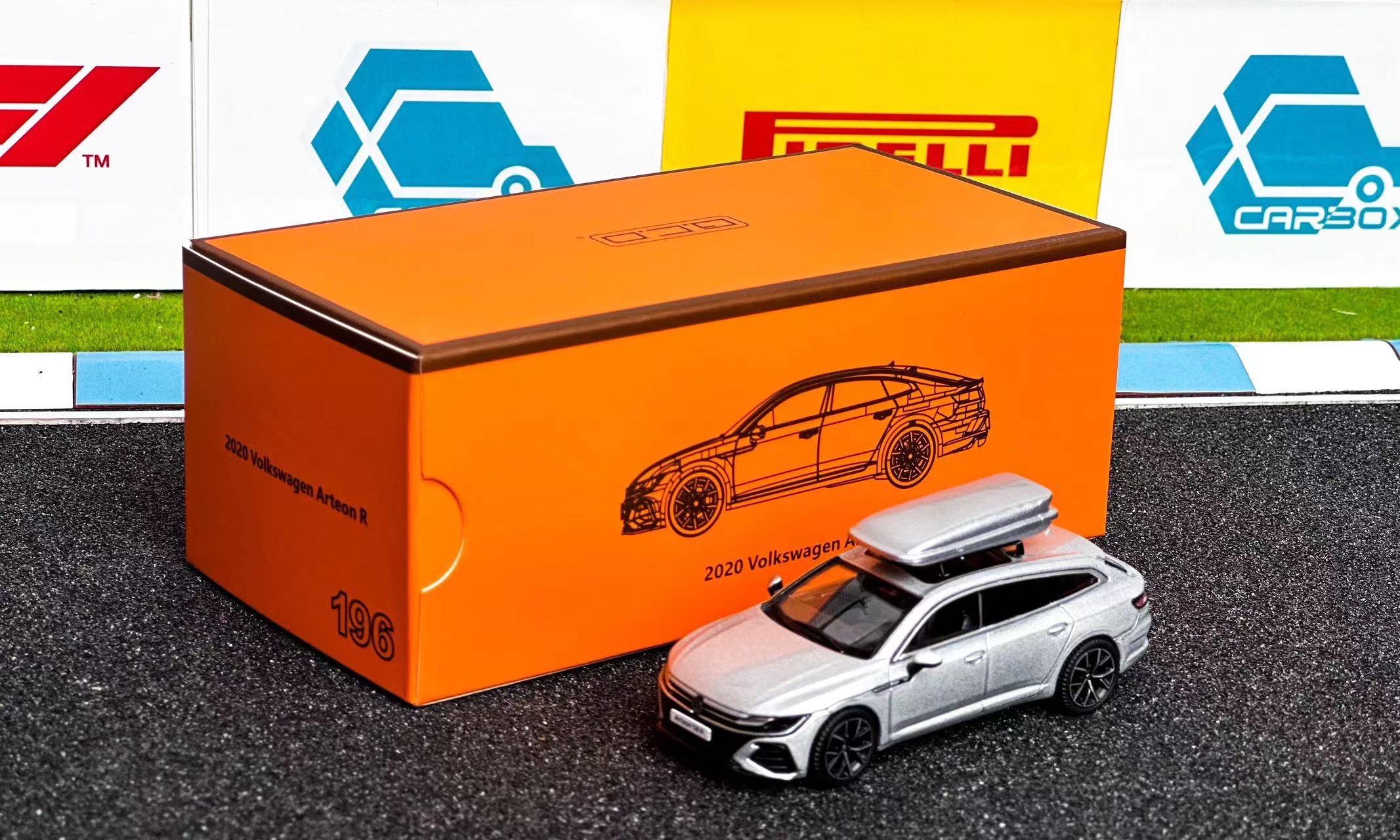 [CarBox] GCD 1:64 合金汽车模型车模 大众CC Arteon R猎装 - 图1