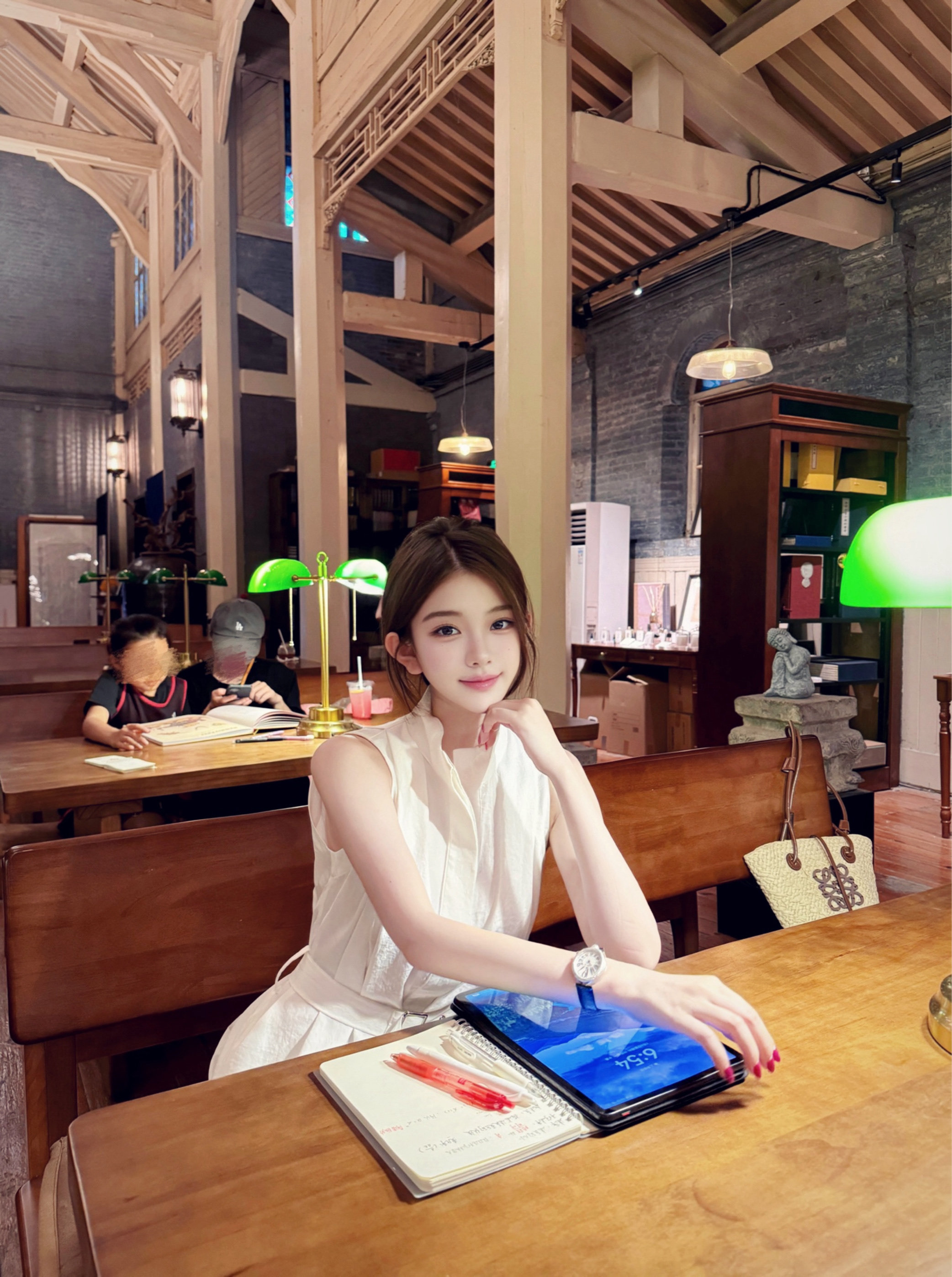 Luuu【艺术生姐姐】原A1aia独家首发气质通勤高腰系带立领连衣裙