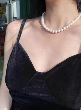 正圆强光百搭925银天然淡水珍珠