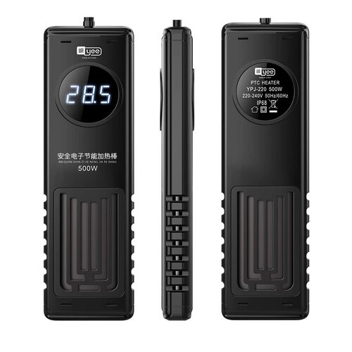 yee鱼缸加热棒自动恒温省电变频PTC龟小热带鱼水族箱加温器大功率 - 图3