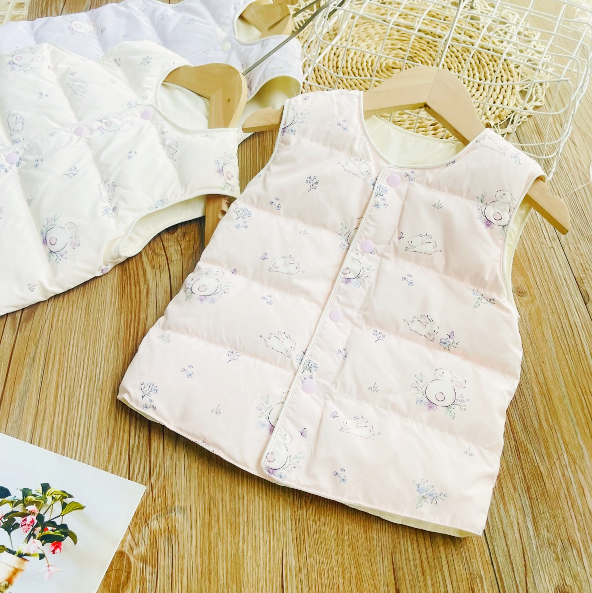 男女儿童90%白鸭绒刺绣花羽绒马甲 秋冬宝宝轻薄保暖卡通羽绒背心,淘宝优惠券,粉丝福利购,淘宝优惠卷