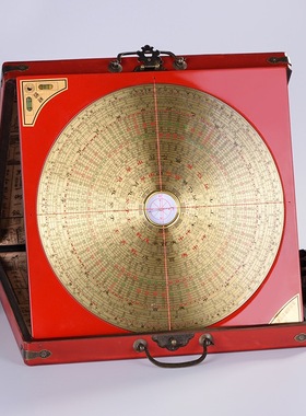 专业风水纯铜雕刻综合盘