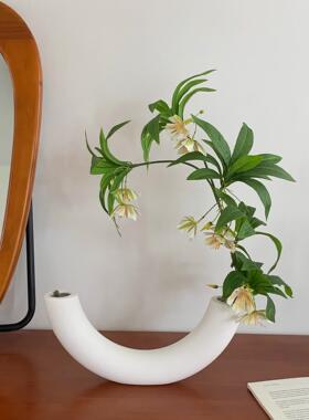 新中式陶瓷花瓶摆件客厅装饰品