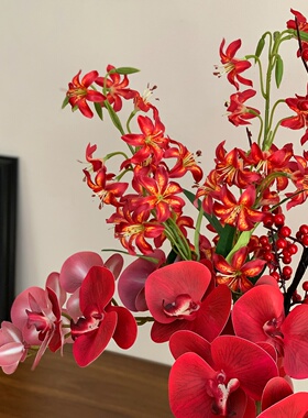 新年仿真花花束乔迁新居装饰品