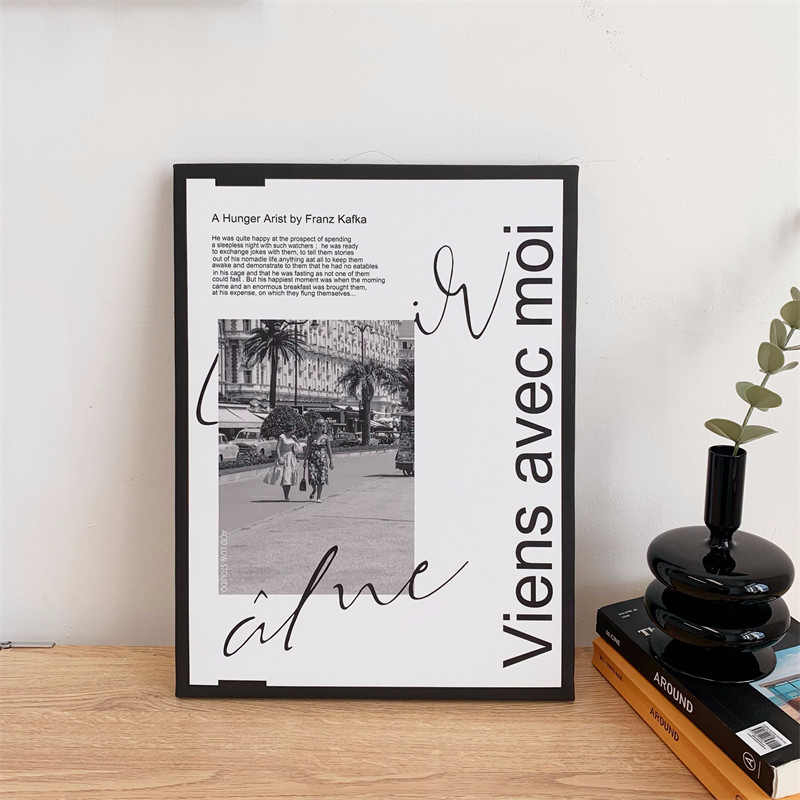 小众黑白风格装饰画 法式复古人物挂画桌面相框画电视柜摆件墙画,淘宝优惠券,粉丝福利购,淘宝优惠卷