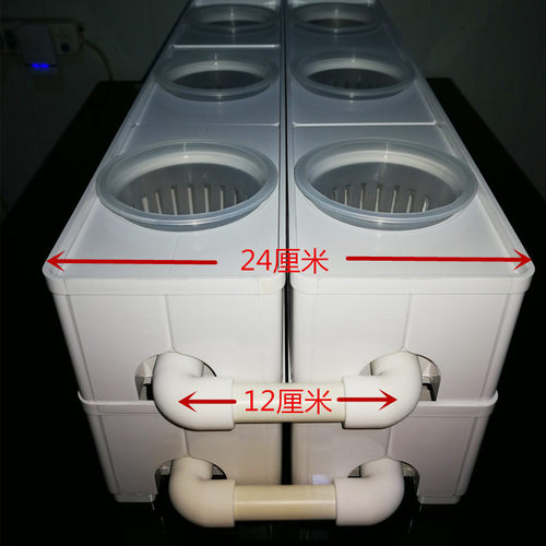 空中花园电子组合花盆并联管（不可单独使用） 无土栽培种菜配件 - 图0