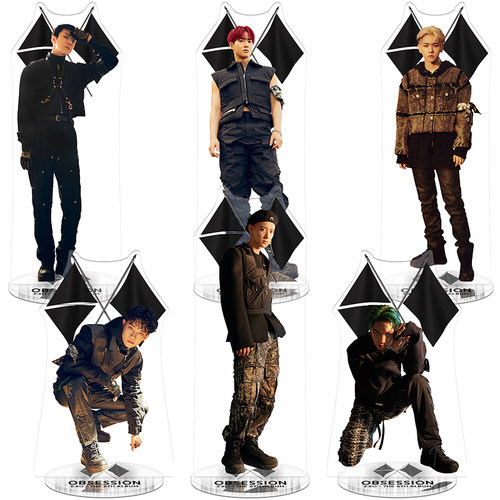 Q版EXO朴灿烈张艺兴边伯贤金钟大吴世勋明星周边无缝内印立牌 - 图3