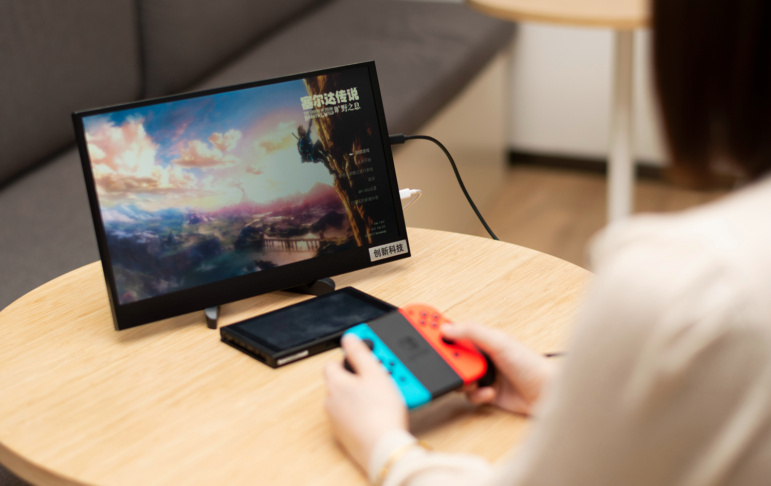 16.1/16.6/17.3寸便携显示器大屏幕Switch电脑主机PS4笔记本144HZ-图0