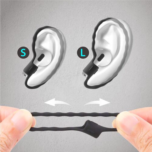 Bone防丢耳机链耳机防掉环适用AirPods3/4/Pro3蓝牙无线耳机跑步运动防掉绳软硅胶耳圈式通用苹果华为小米TWS - 图3
