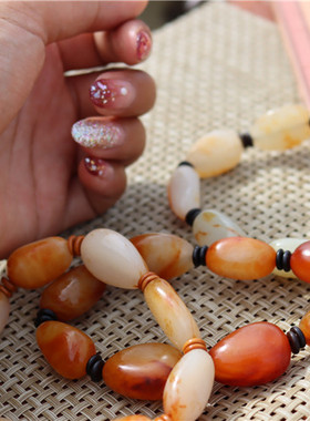 原石洒金皮男女款新疆和田玉籽料