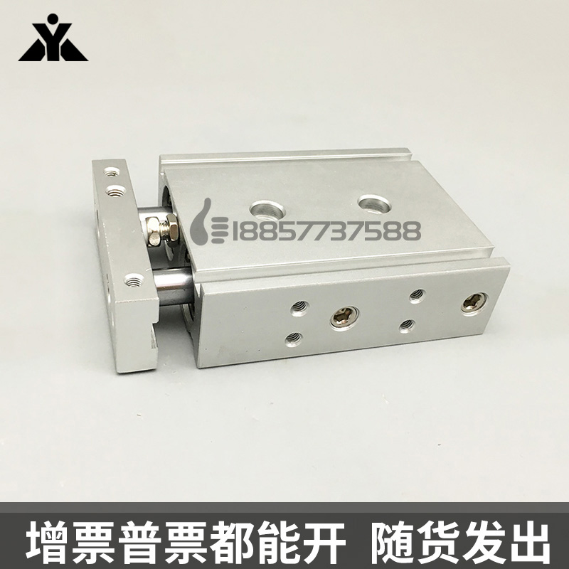 原装CHELIC气立可TDX 10*15*20*25*30*50*75-ST2双轴双杆气缸TDXU-图3